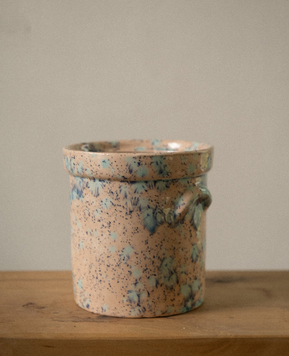 Handmade Pink Vintage jar pottery