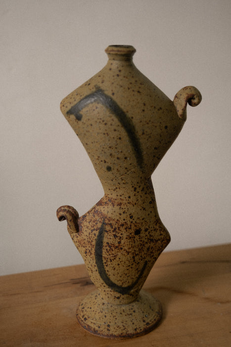 Vintage abstract artisan vessel