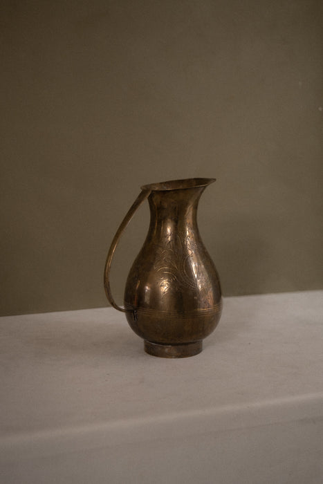 Vintage stainless steel water pitcher