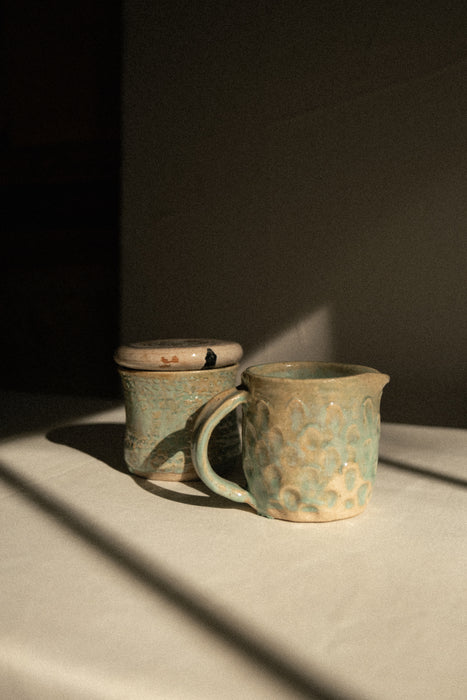 vintage creamer and sugar set