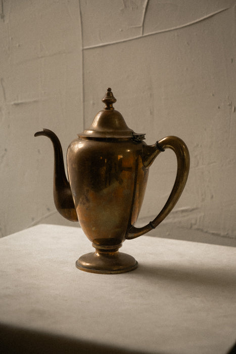 19th Century brass teapot