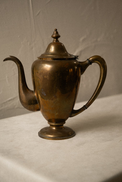 19th Century brass teapot