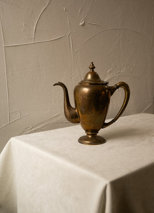 19th Century brass teapot