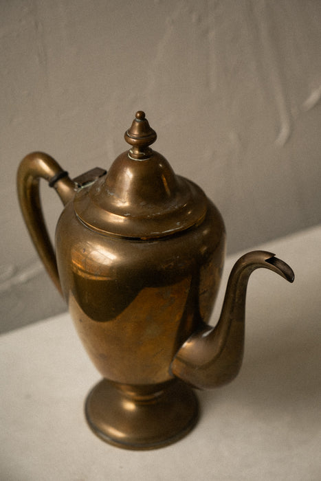 19th Century brass teapot